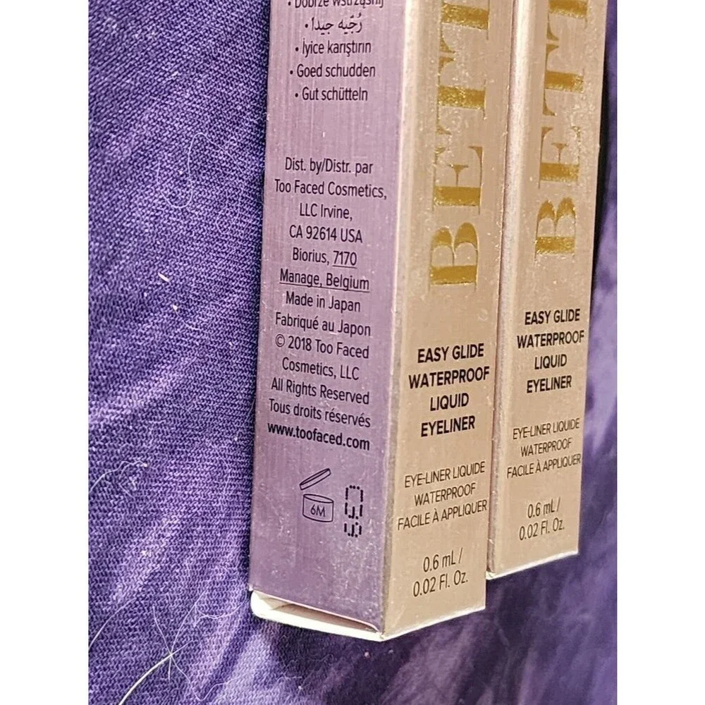 Too Faced Better Than Sex Waterproof 24HR Liquid Eyeliner Pen Deepest Black NIB